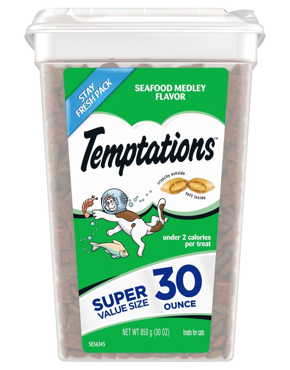 Temptations Cat Treats, Seafood Medley (30 oz)