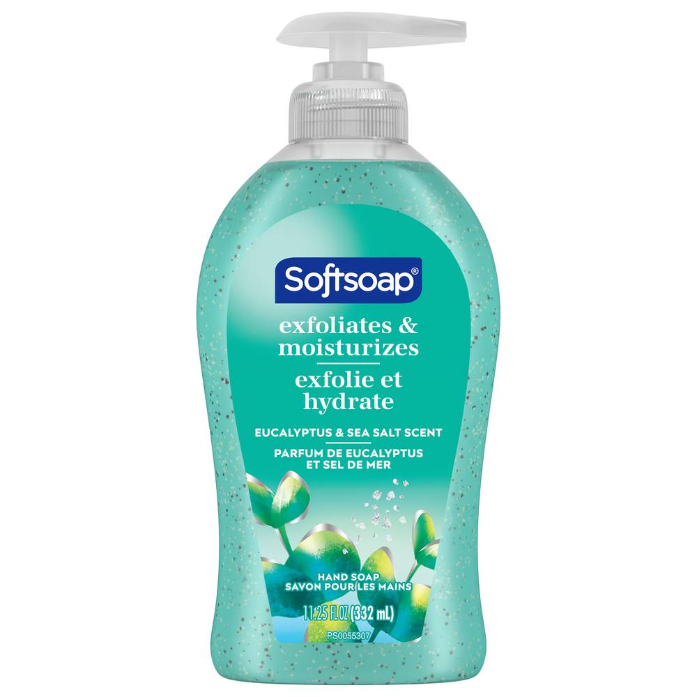 Softsoap Exfoliating Cooling Eucalyptus & Sea Salt Hand Soap (11.25 fl oz)