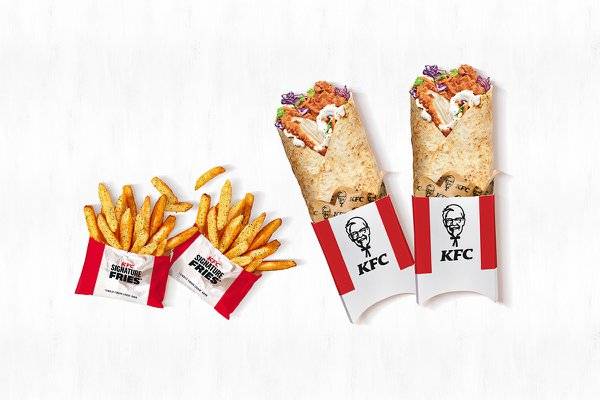 2 Twister Wraps & 2 Signature Fries