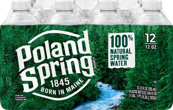 Poland Spring Go Size Water (12 ct, 12 fl oz)