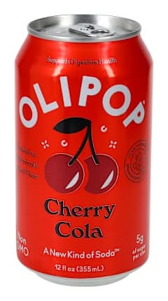 Olipop Healthy Prebiotic Soda 12oz Cherry Cola