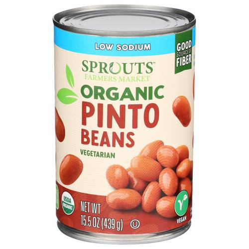 Sprouts Organic Low Sodium Pinto Beans