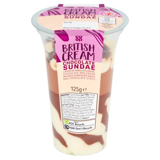 Co-op Chocolate Sundae (125g)