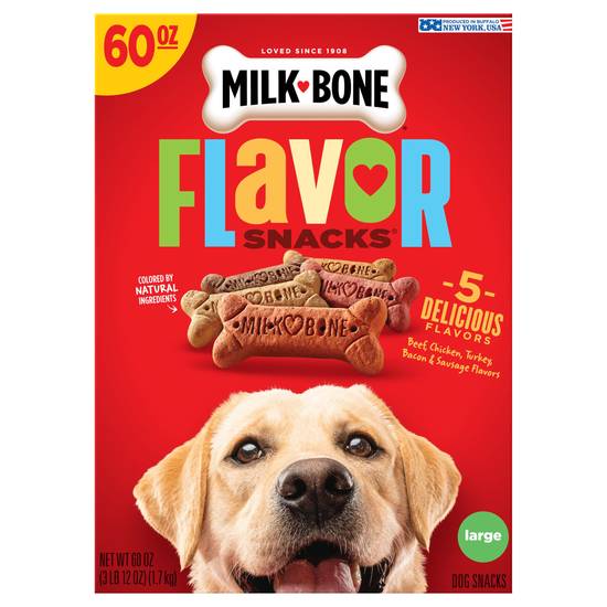 Milk-Bone Large Flavor Snacks For Dogs (1.7 kg)
