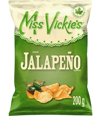 Miss vickie's croustilles cuites à la marmite - kettle cooked potato chips (jalapeño)