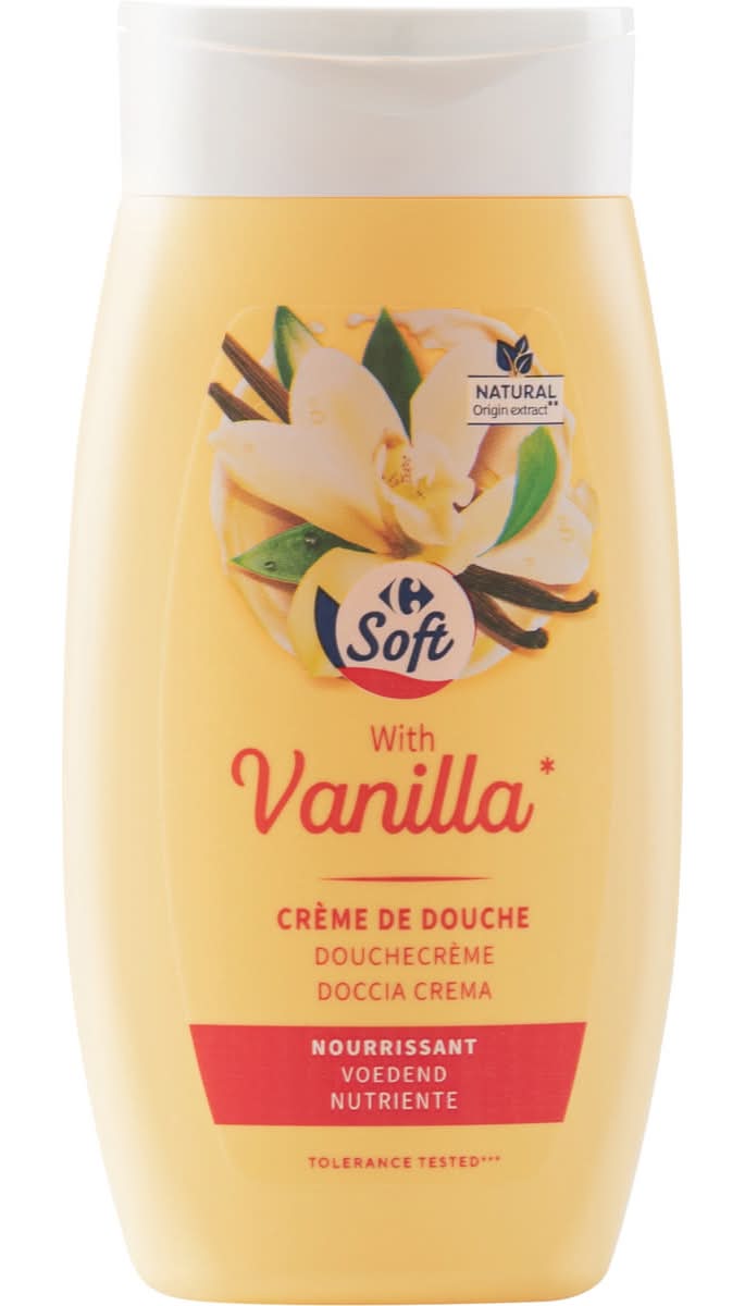 Carrefour Crème de Douche Lait de Vanille 250 ml