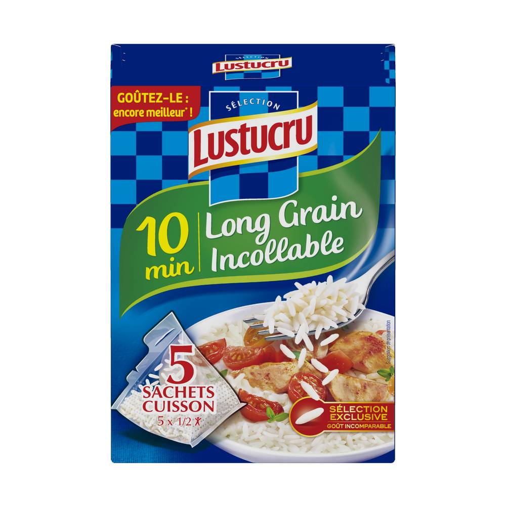 Lustucru - Riz long grain étuvé (450g)