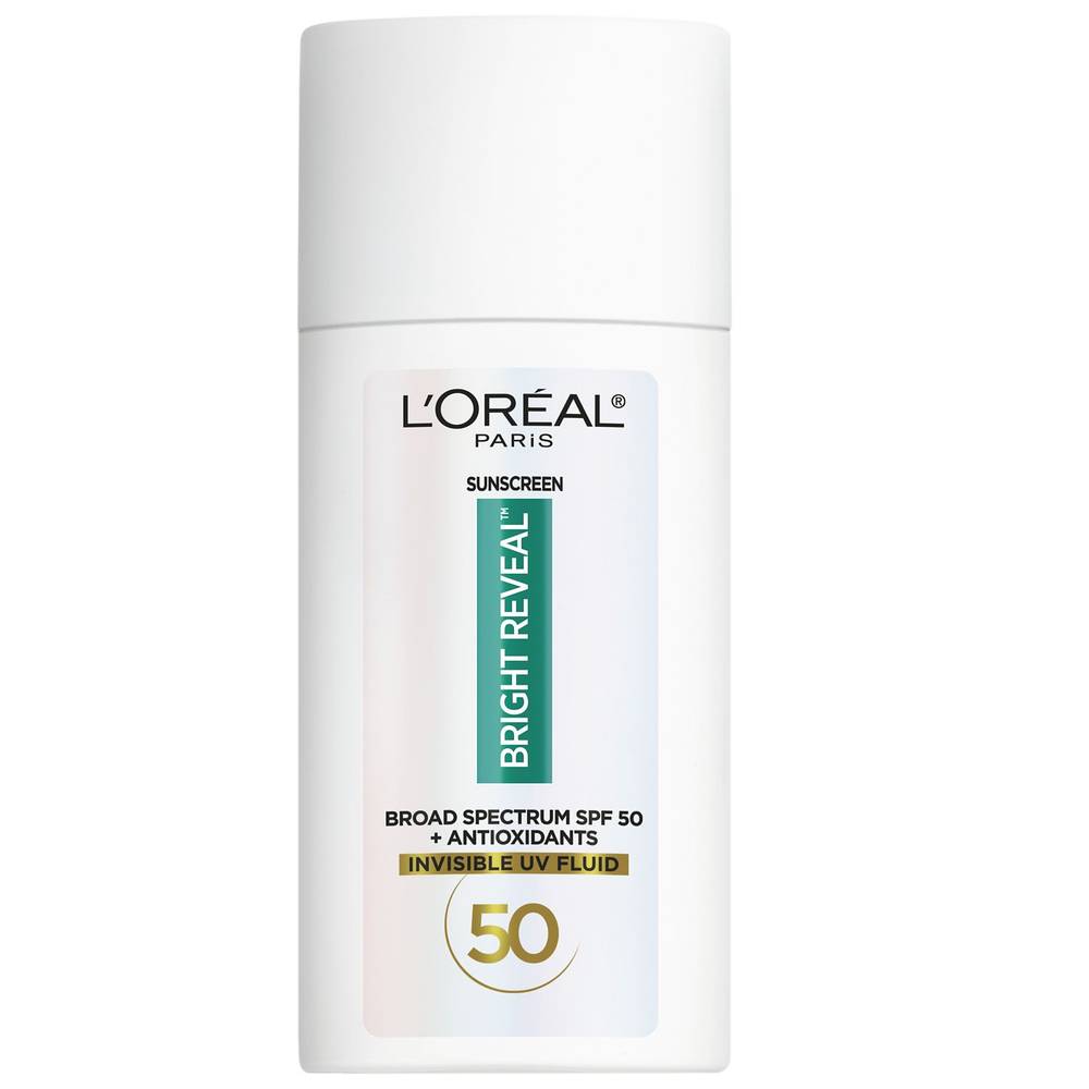 L'Oreal Paris Bright Reveal Broad Spectrum Spf 50 Invisible Uv Sunscreen Lotion