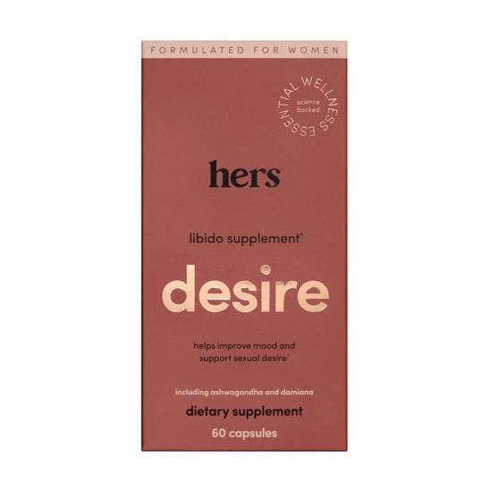 hers desire libido women's dietary supplement, 60 CT