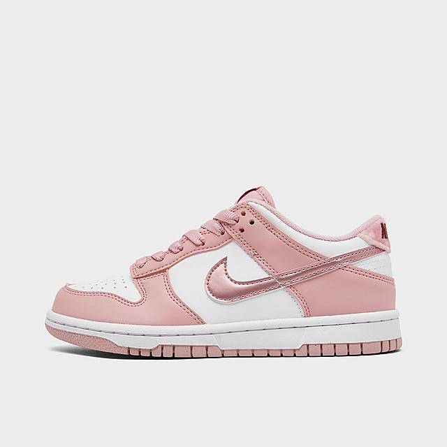 Girls' Big Kids' Nike Dunk Low Casual Shoes (7.0)