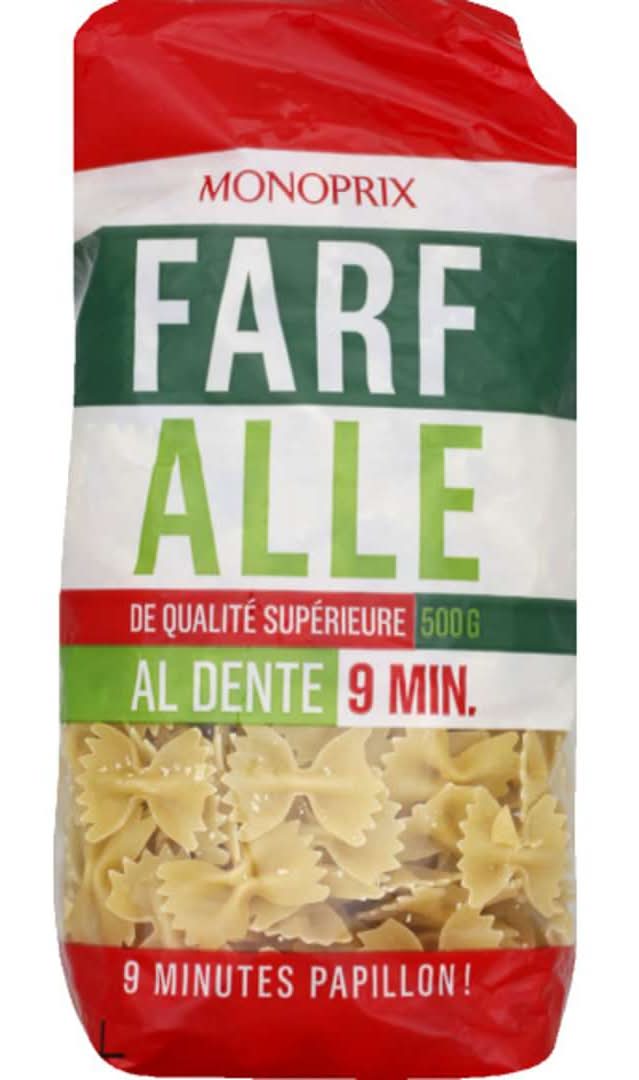 Monoprix - Farfalle de qualité supérieure (500g)