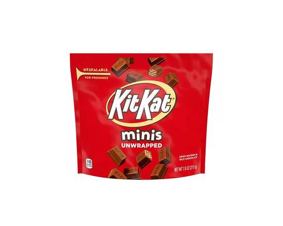 Order Kit Kat Minis Pouch 7.6oz food online from Chevron Extramile store, Everett on bringmethat.com
