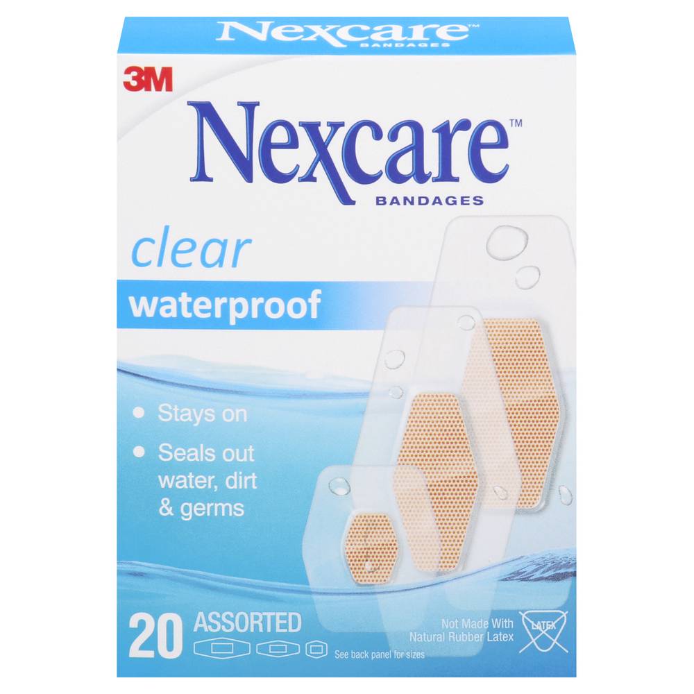 Nexcare Clear Waterproof Bandages (20 ct)
