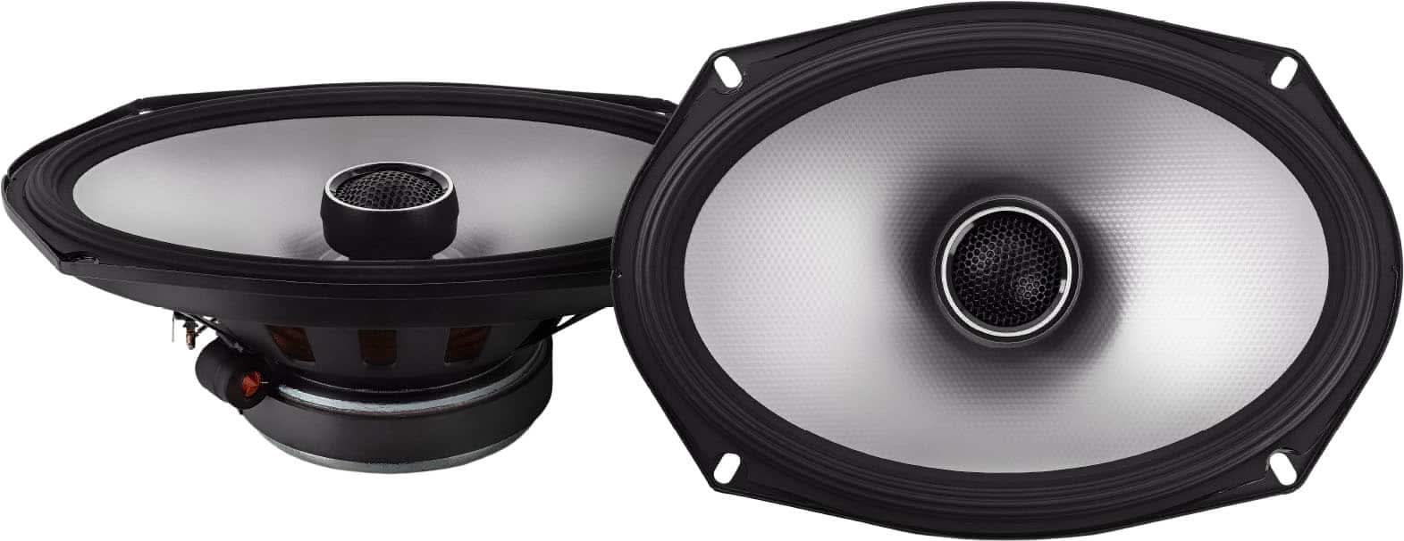 Alpine Beer Company - S-Series 6 x 9" Hi-Resolution Coaxial Car Speakers with Glass Fiber Reinforced Cone (Pair) - Black
