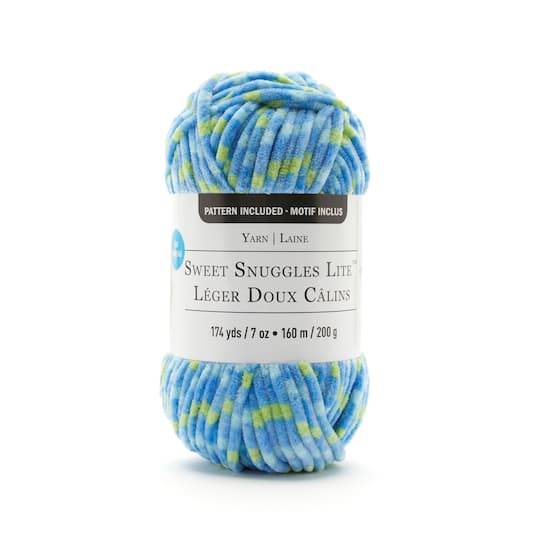 Sweet Snuggles Lite Variegated Striped Yarn By Loops & Threads