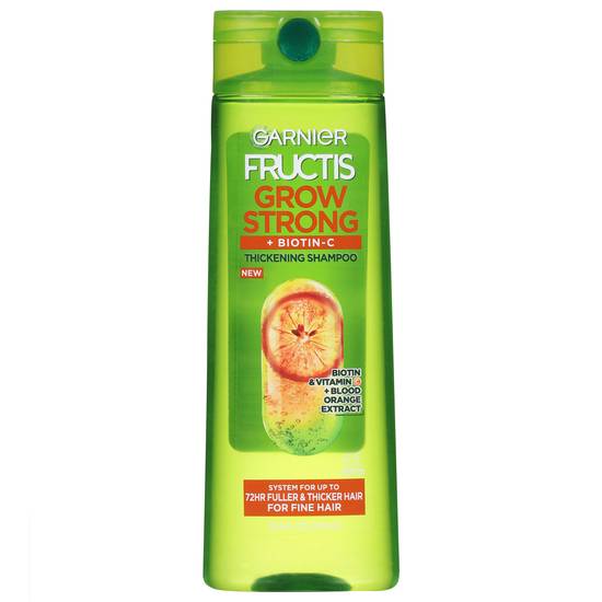 Garnier Fructis Grow Strong + Biotin-C Orange Extract Thickening Shampoo
