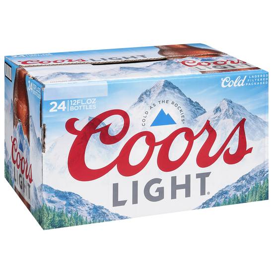 Coors Light Domestic Cold Lager Beer (24 ct, 12 fl oz)