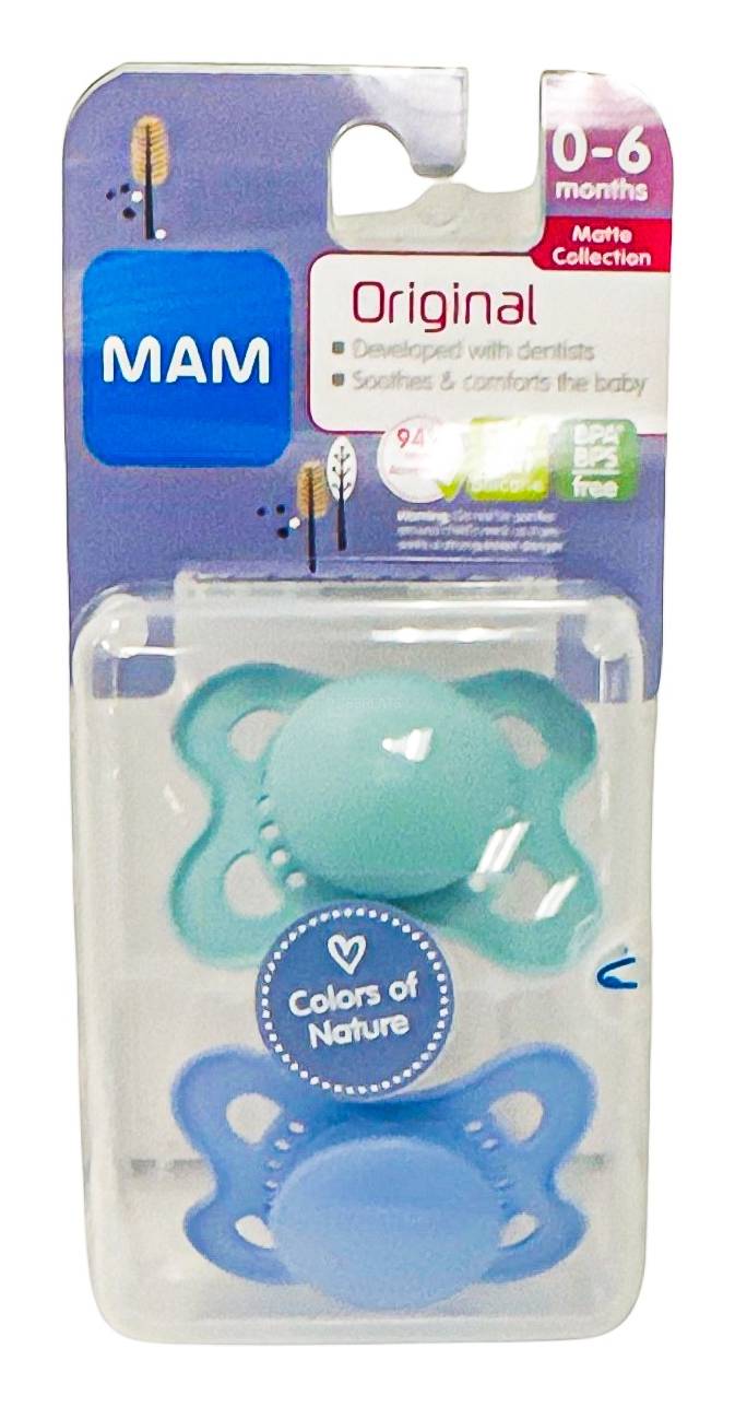 MAM Original Unprinted Pacifier (2 ct)