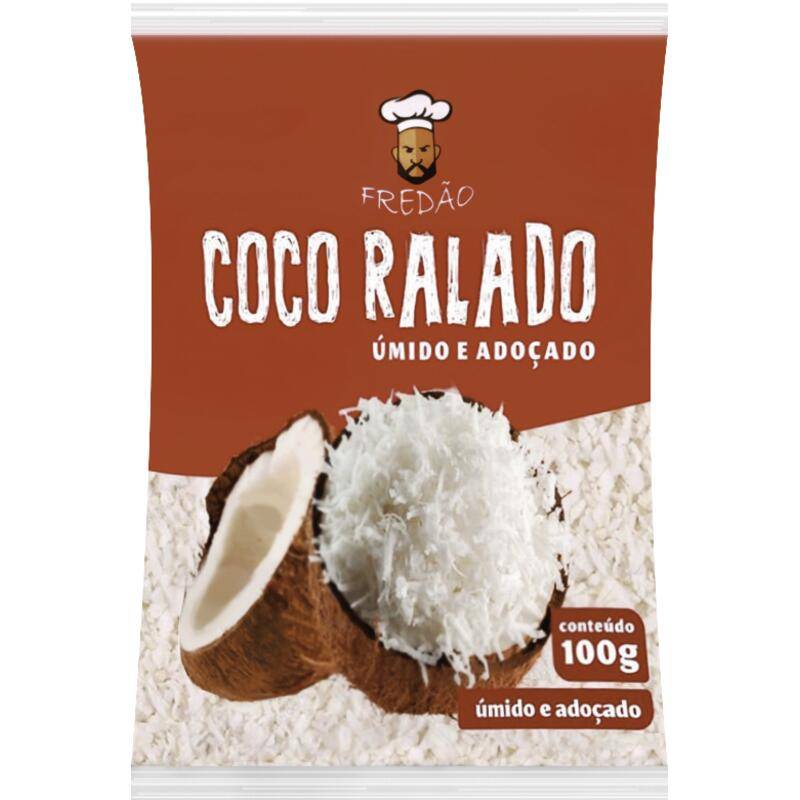 Fredão coco ralado úmido e adoçado (100 g)