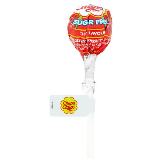 Chupa Chups Sugar Free Assorted Flavour Lollipops - 11g