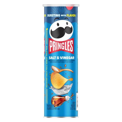 Pringles Potato Crisps Chips Salt and Vinegar 5.5oz