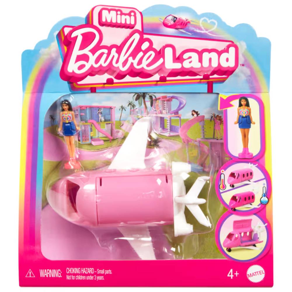 Barbie Mini Barbieland Doll & Dreamplane With Color-Change