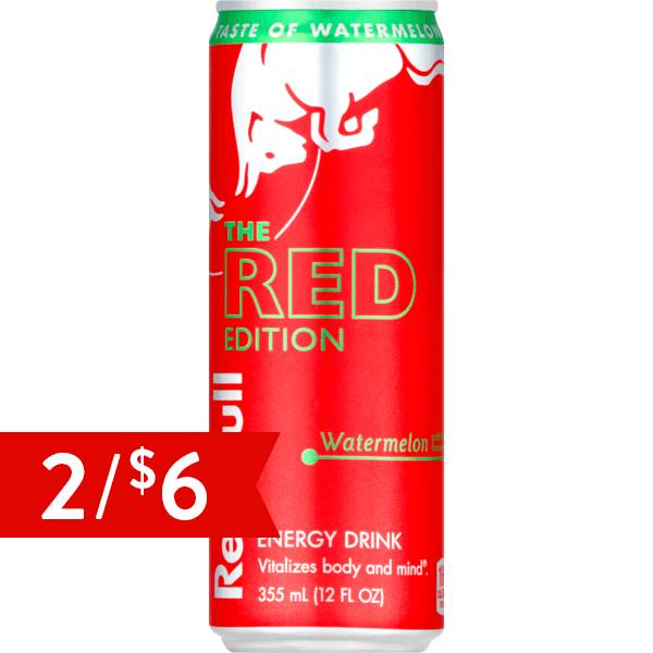 Red Bull Watermelon Energy Drink 12oz