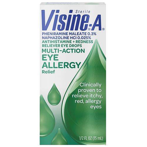Visine Eye Allergy Relief, Antihistamine & Redness Reliever, Drops - 0.5 fl oz