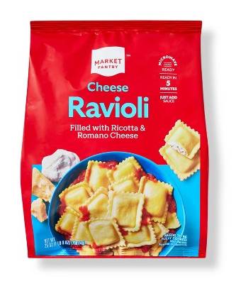 Market Pantry Frozen Cheese Ravioli Pasta (25 oz)