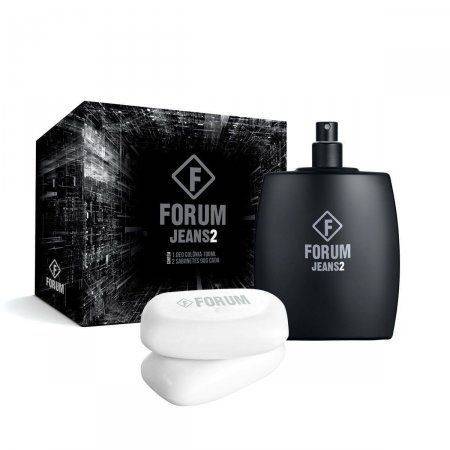 Bio company kit de perfume forum jeans 2 (3 itens)