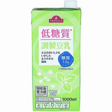 トップバリュ 低糖質調製豆乳 1000ml