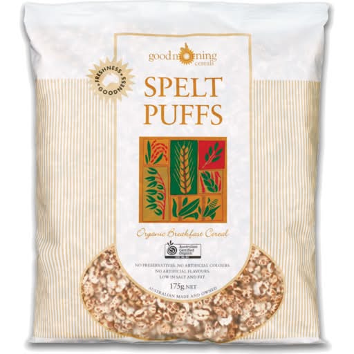 Good Morning Cereal Organic Spelt Puffs (175g)