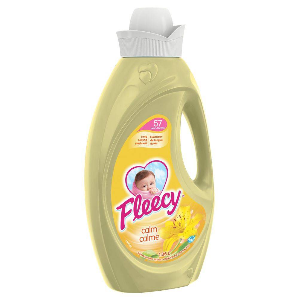 Fleecy Liquid Fabric Softener Aroma Therapy Calm (1.36 L)