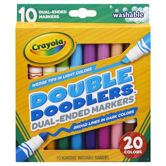 Crayola Double Doodlers Dual-Ended Washable Markers