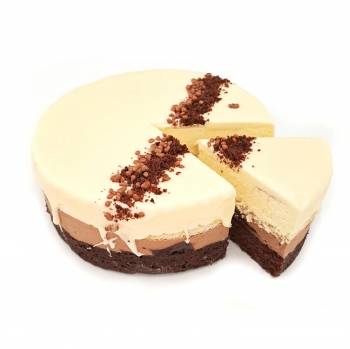 Tarta sabor tres chocolates 600 g