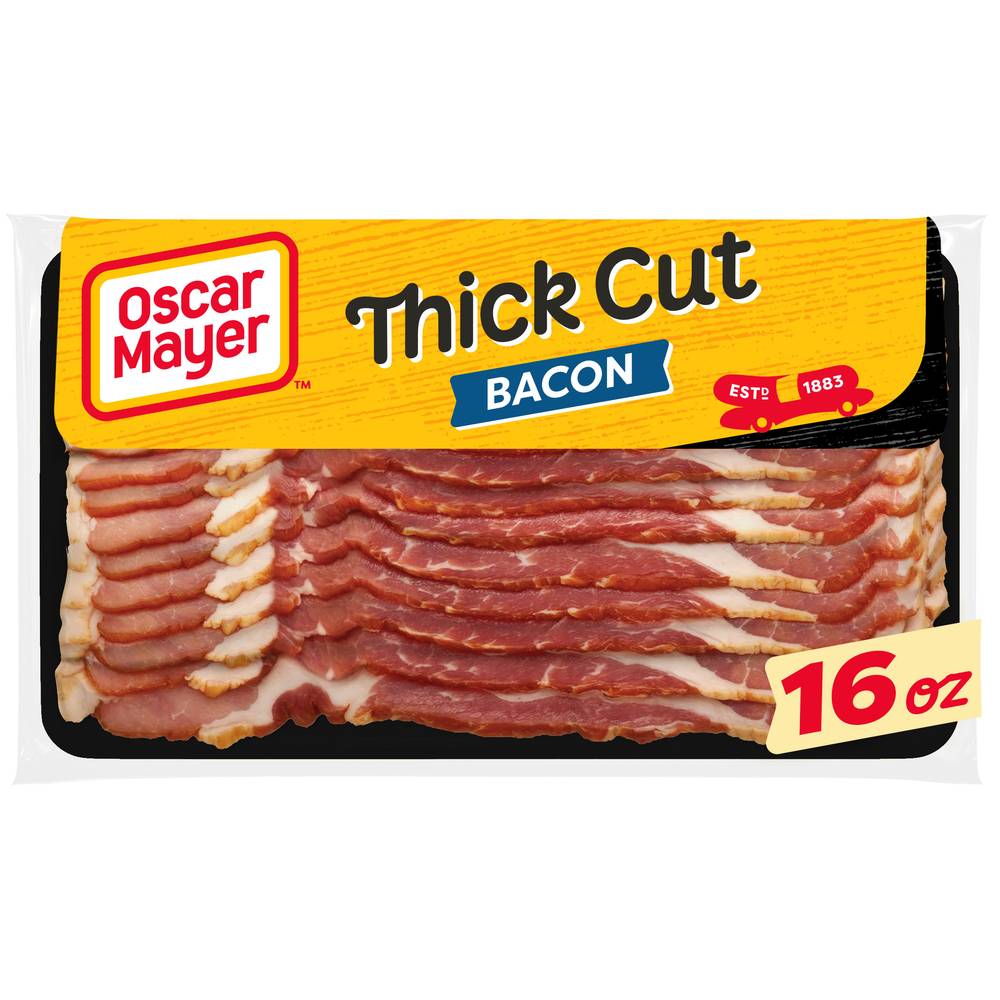 Oscar Mayer Naturally Hardwood Smoked Thick Cut Bacon (1 lbs)