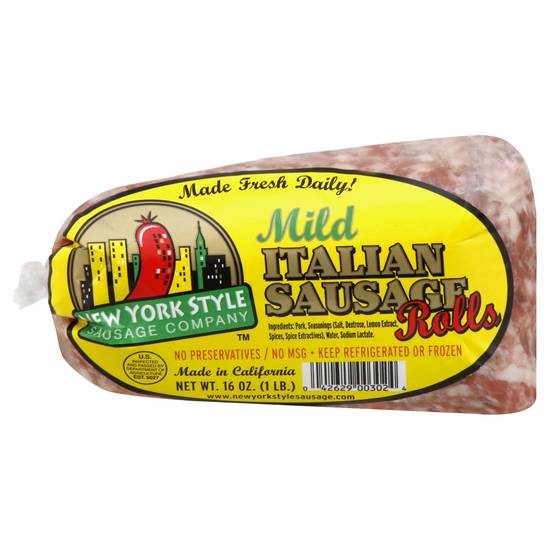 New York Style Sausage Company Mild Italian Sausage Rolls (16 oz)