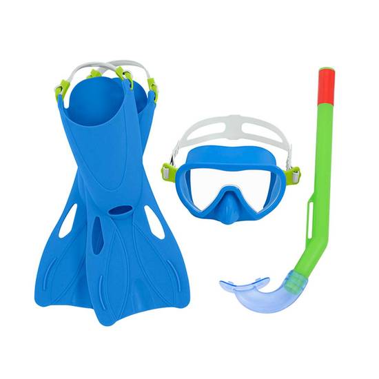 Bestway snorkel + aletas + visor infantil