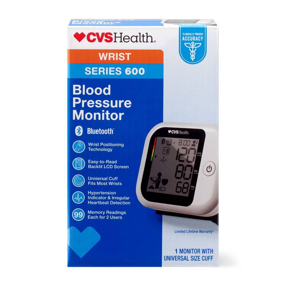 Cvs Health Advanced Wrist Blood Pressure Monitor