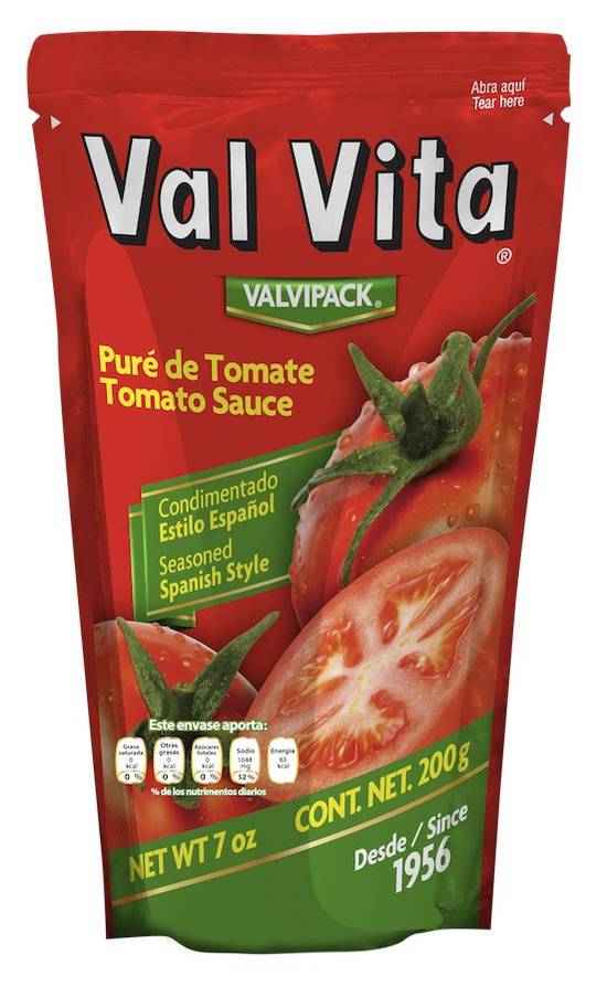 Val vita puré de tomate (doypack 200 g)