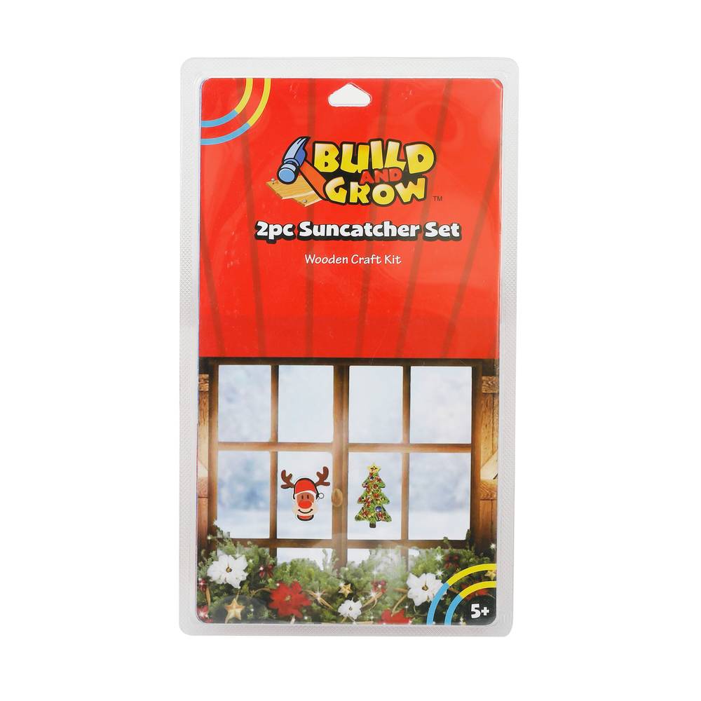 Build and Grow Kid's Holiday Suncatcher Project Kit | 54306