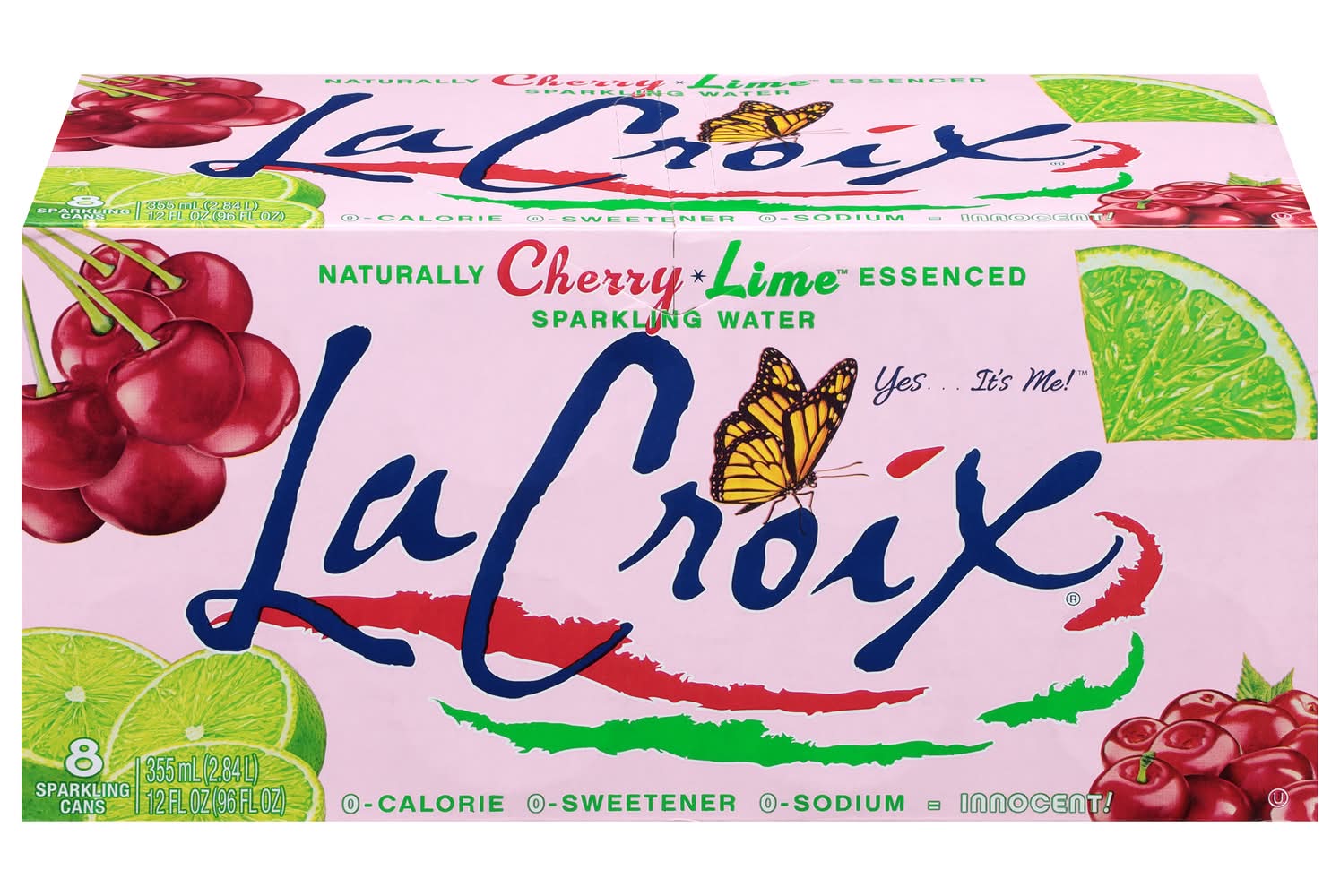 La Croix Sparkling Water, Cherry Lime (8 x 12 fl oz)