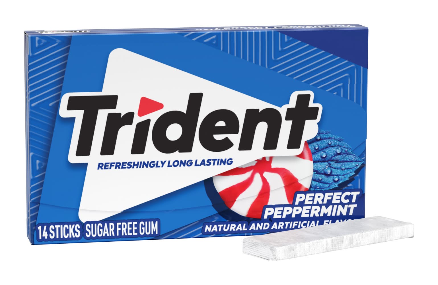 Trident Sugar Free Gum, Perfect Peppermint (14 ct)
