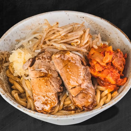 極厚メガチャーシュー丼＆豚塊の油そば】 丼二郎 市川店 delivery