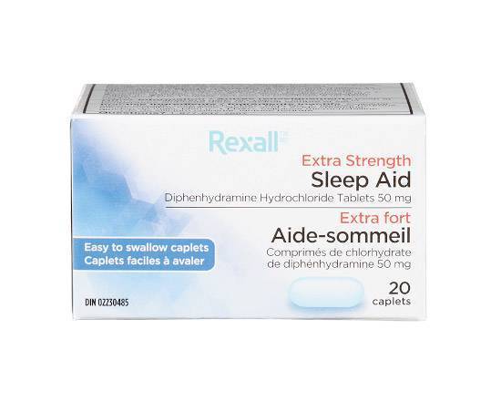 REXALL EXTRA STRENGTH SLEEP AID CAPS 20 PK
