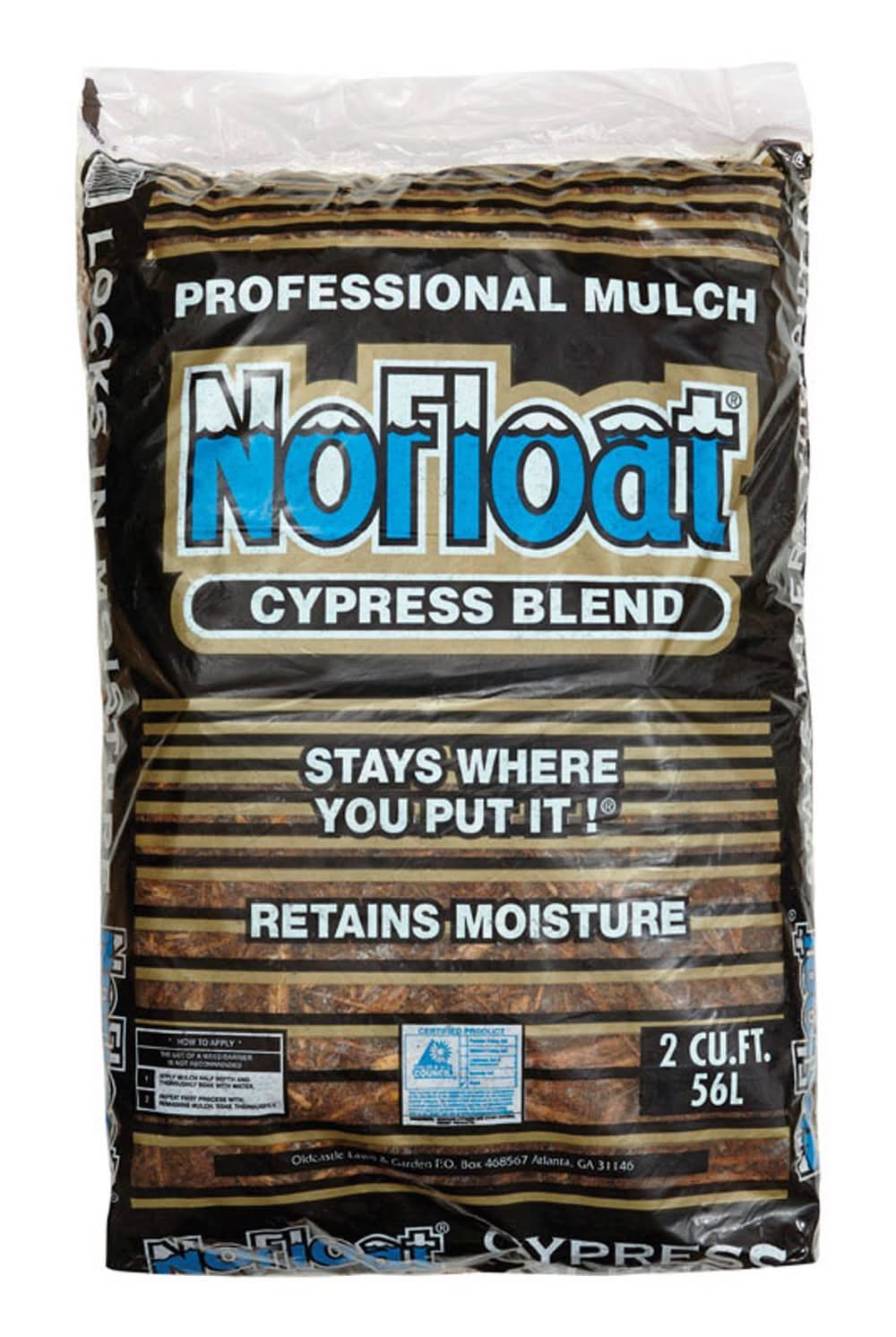 No Float Earthtone Cypress Blend Mulch 2 Cu Ft