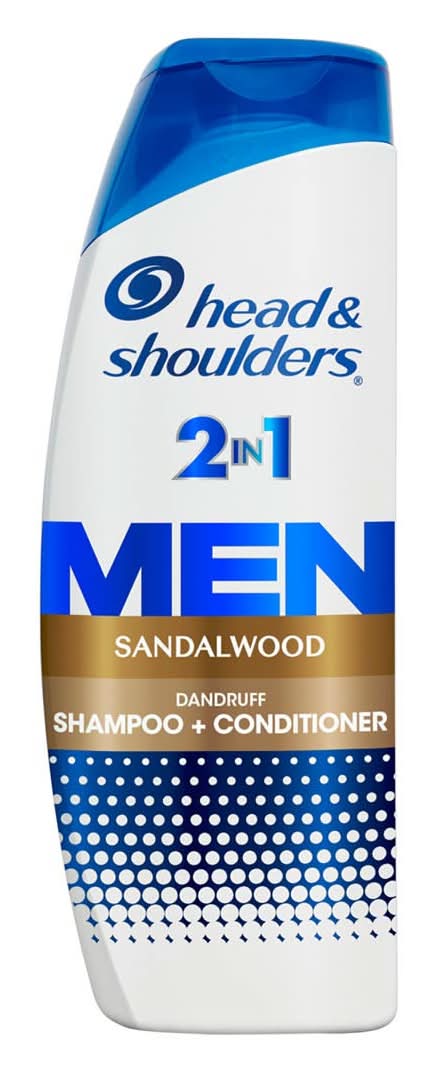 Head & Shoulders Men 2-In-1 Dandruff Shampoo & Conditioner Sandalwood 12.5 Fl Oz