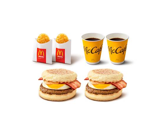 朝マックで！月見バーガーデリバリーセット Morning Tsukimi Delivery Set