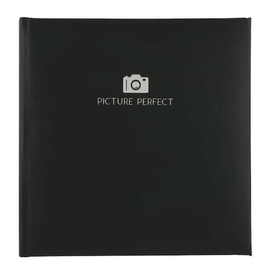 Recollections Camera Photo Album, 8.6x8.6 in, Black