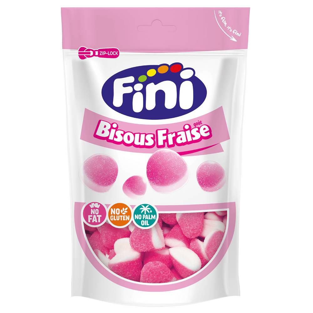 Fini - Bisous fraise sucré doypack (180g)